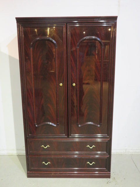 Dark cherry deals armoire