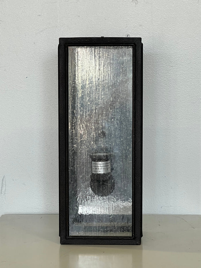 Black Cube Wall Sconce