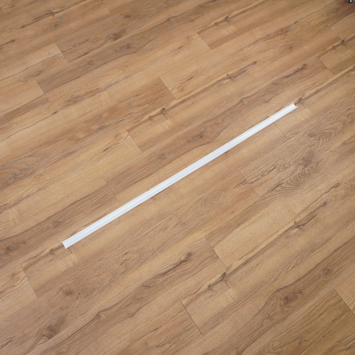 100cm Single Row Strip Light Holder in White