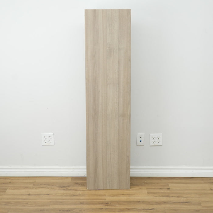 10x62x15-inch Matte Walnut Linen Tower Cabinet