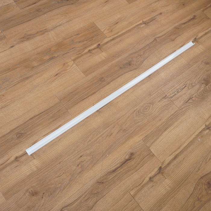 120cm Single Row Strip Light Holder in White