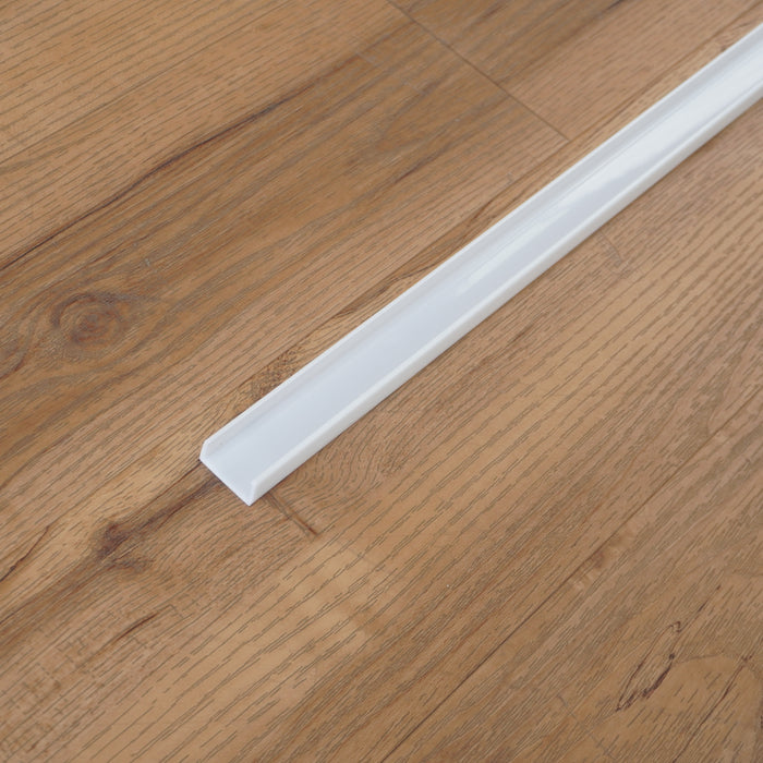 120cm Single Row Strip Light Holder in White