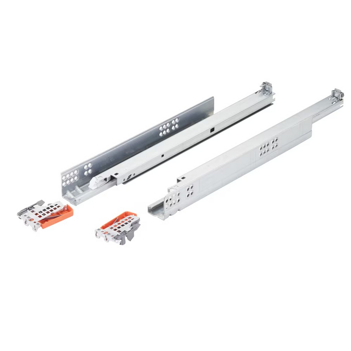 19 5/8-in (500 mm) Full Extension Undermount Soft-Close Slides for Frameless Cabinet, 66 lb (1-Pair)