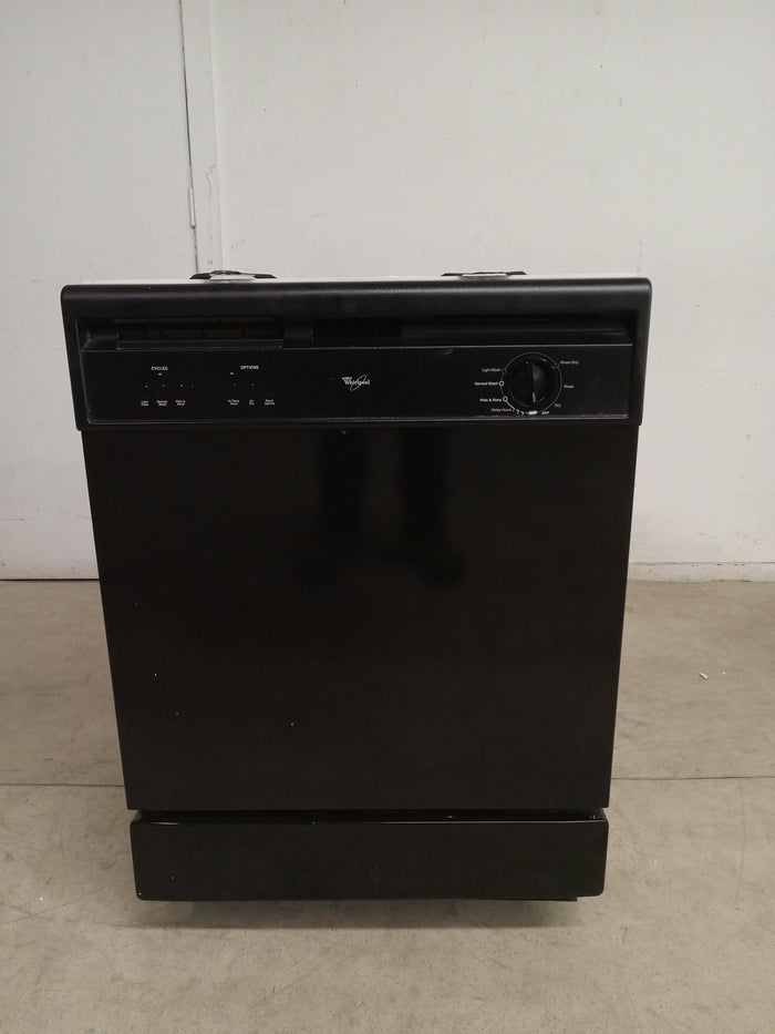 24"W Black Whirlpool Dishwasher
