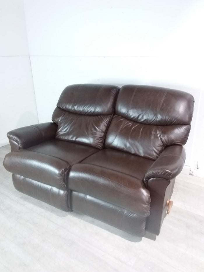 60" 2-Pieces Leathered reclining Sofa