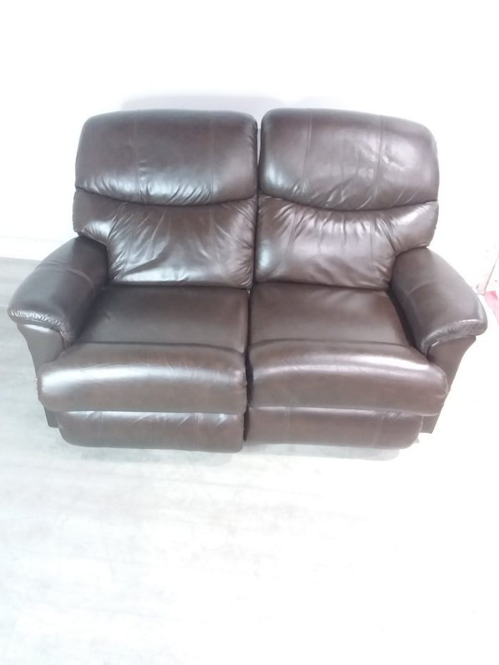 60" 2-Pieces Leathered reclining Sofa