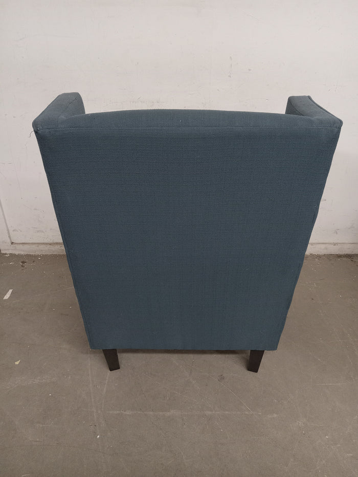 25.5"W Blue Armchair