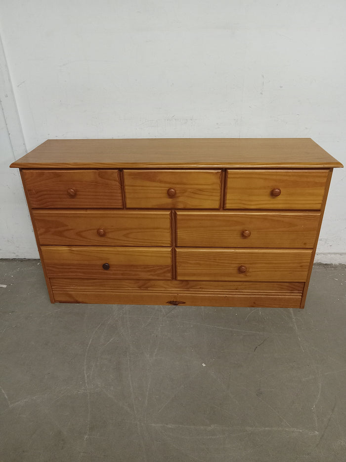 51"W Solid Pine Wood Dresser