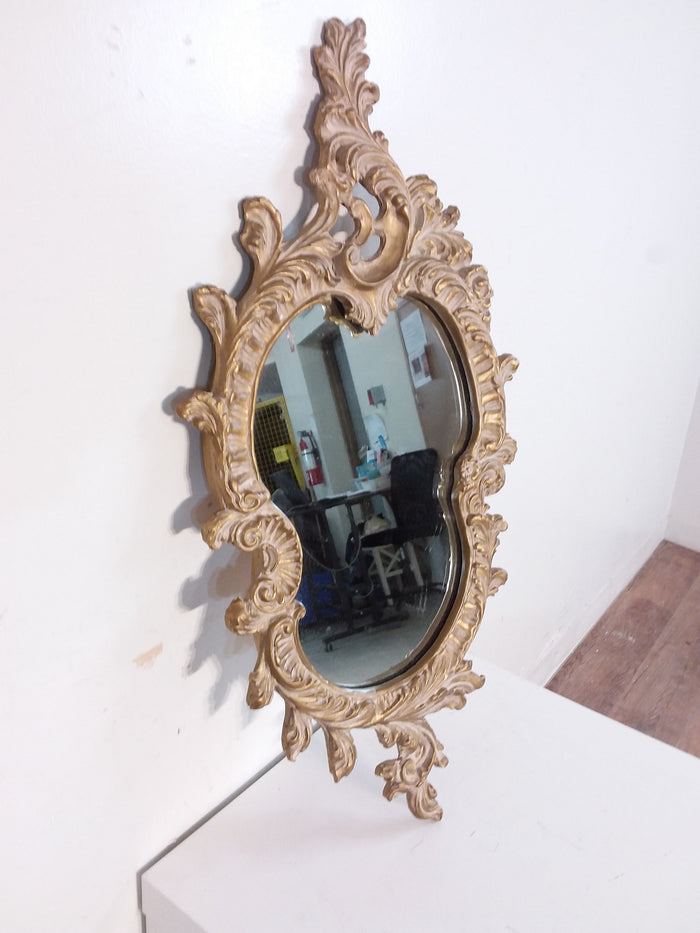 Ornate Gold Finish Mirror