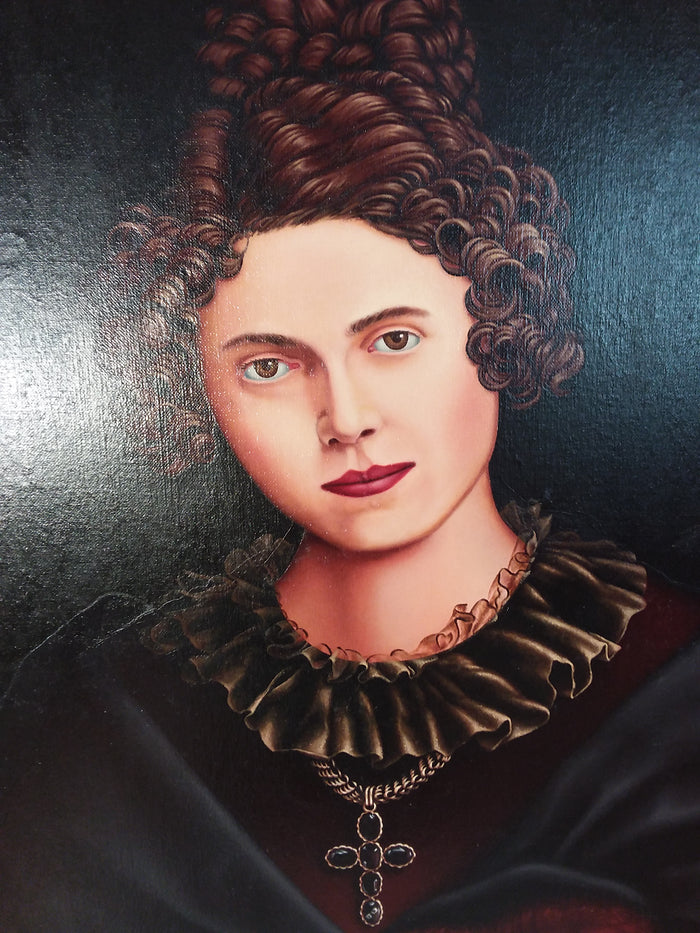 Woman's Portrait Framed Print