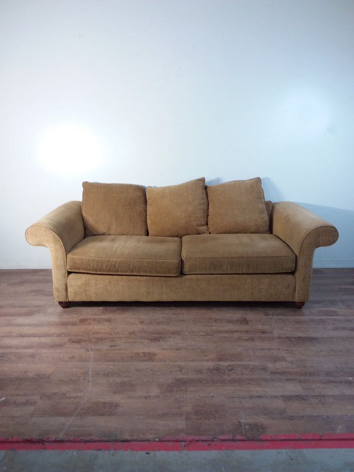 Gold Chenille Sofa