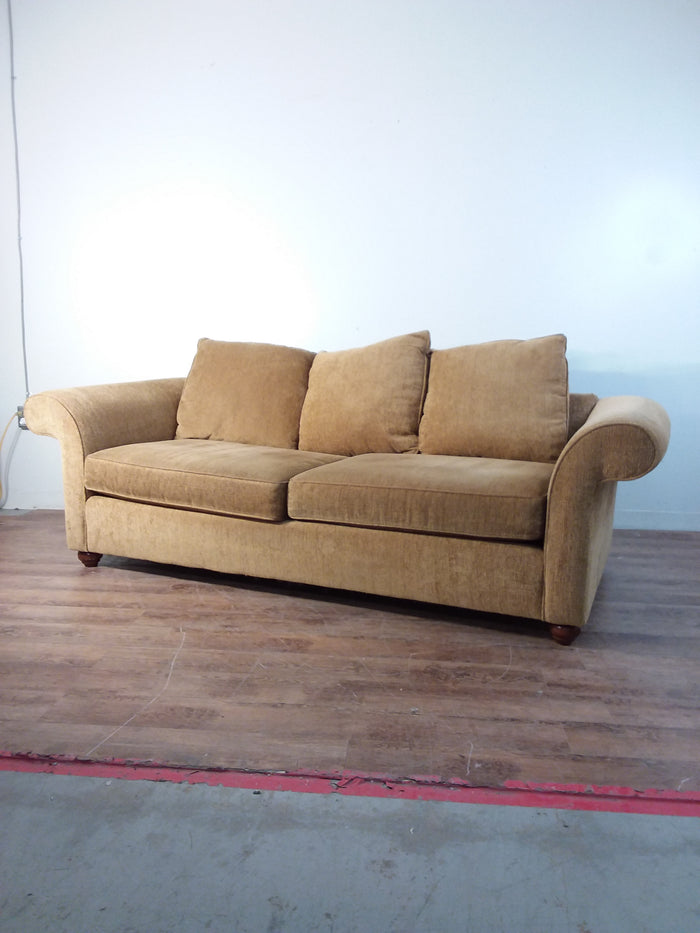 Gold Chenille Sofa