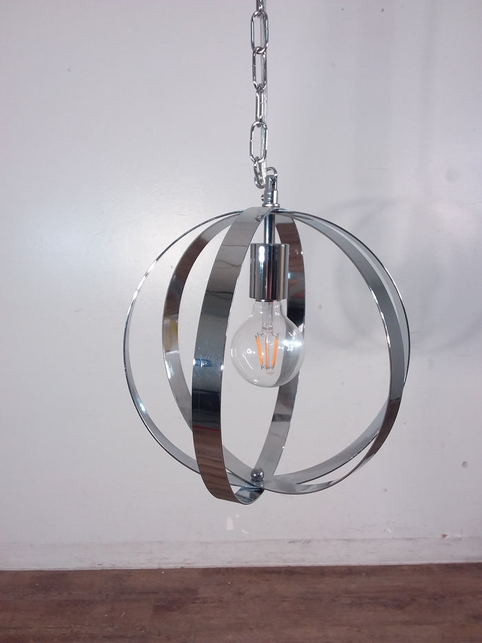 Chrome Finish Round Chandelier