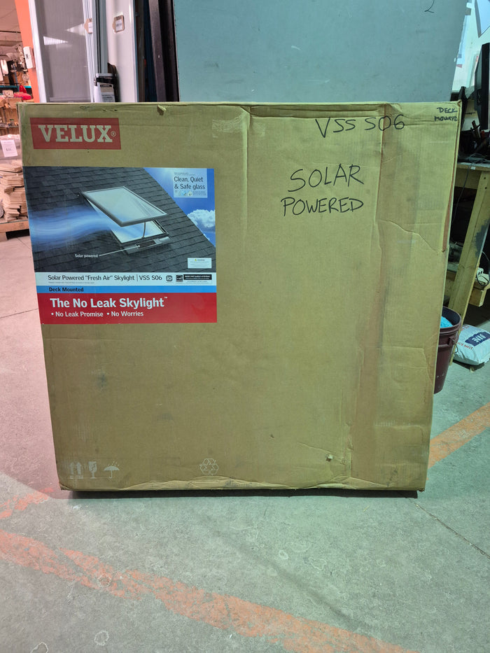 Solar Powered Venting Deck Mount Skylight - 44.75" X 46.25"