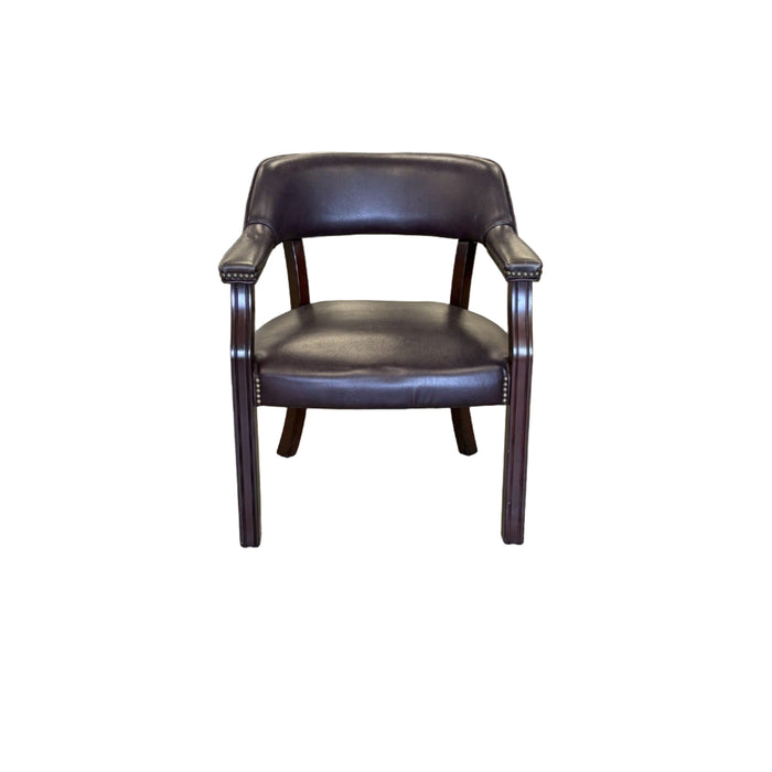 25.5-Inch Cherry Red Office Star Traditional Guess Chair