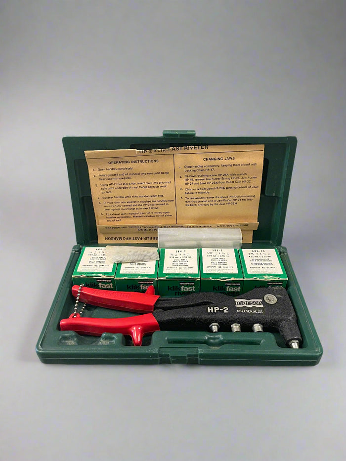Marson HP-2 Klik-Fast Hand Riveter Kit