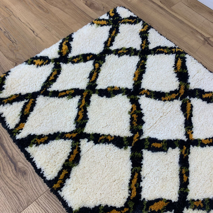 2x3-ft Wool - Jokati Rippled Trellis