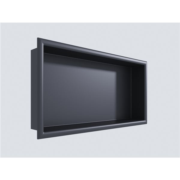 Matte Black Stainless Steel Shower Wall Niche