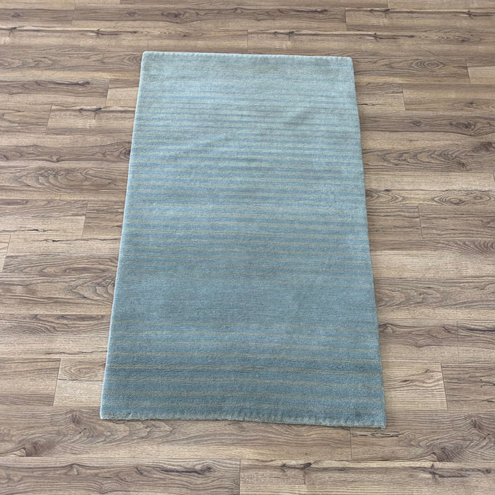 3x5-ft Wool Area Rug - Flip Side Water