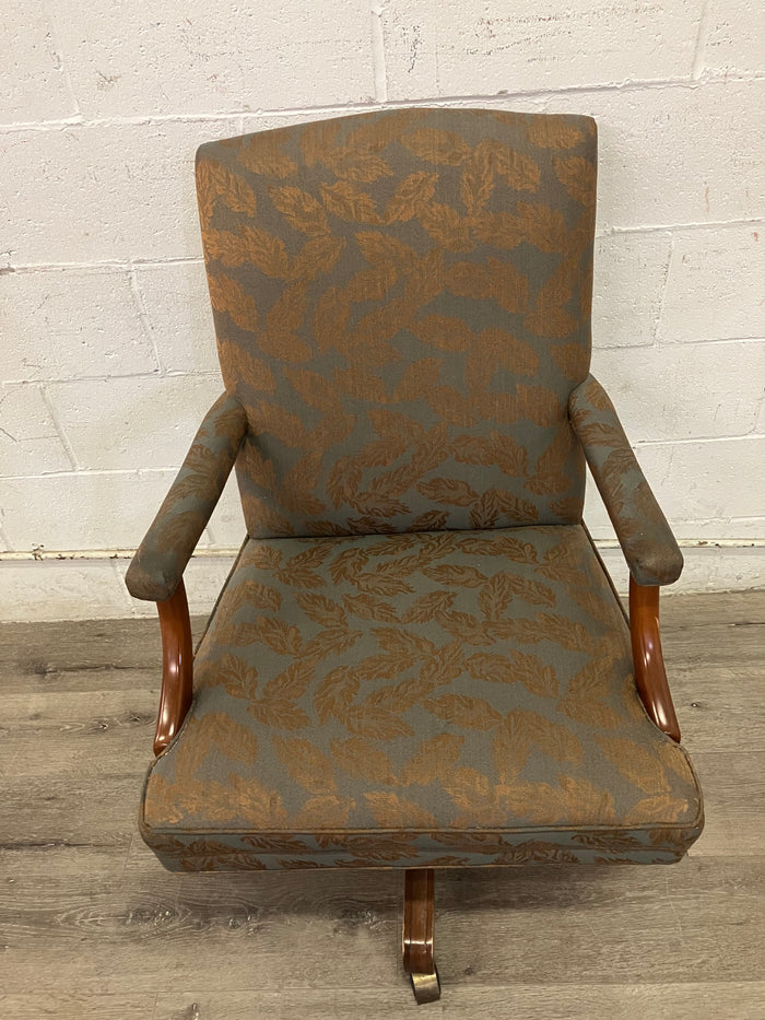 Taupe Office Chair on Wheels