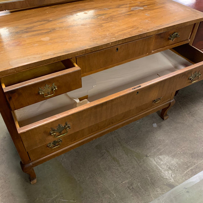 48-inch W 6-Drawers Dresser w/ Mirror