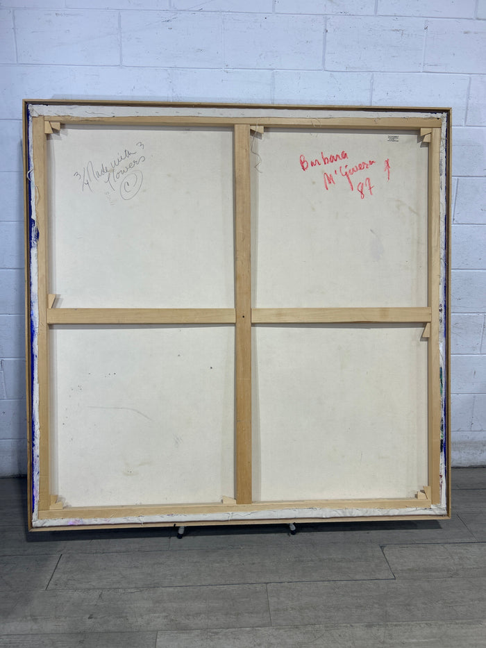 "3/4 Nude with 3 Flowers" Barbara McGivern