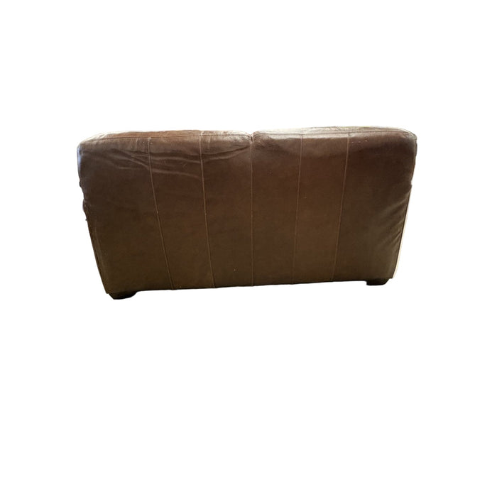 63-Inch American Classic Leather Love Seat