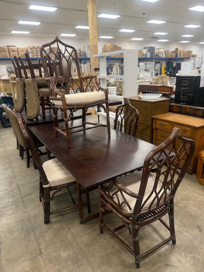 Rattan Cathedral Styled Dining Set