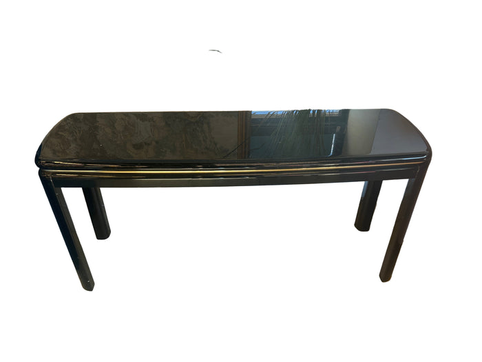 Orus Black Accent Table