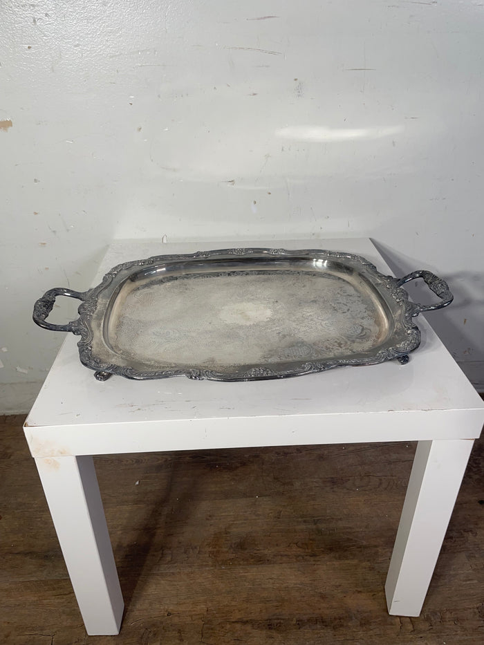 Silver Plated Rectangular Tray