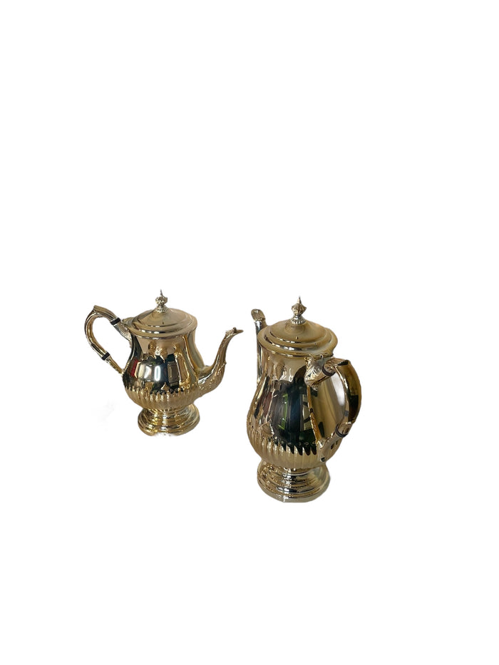 WM. A. Rogers Brass Plated Tea Set - 2 Pieces