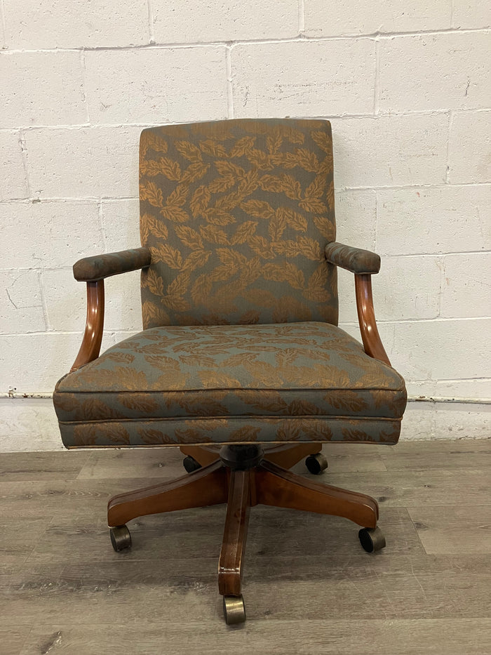 Taupe Office Chair on Wheels
