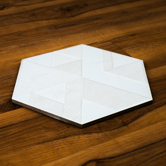 9.85" x 11.4" Palermo Blanco Tiles