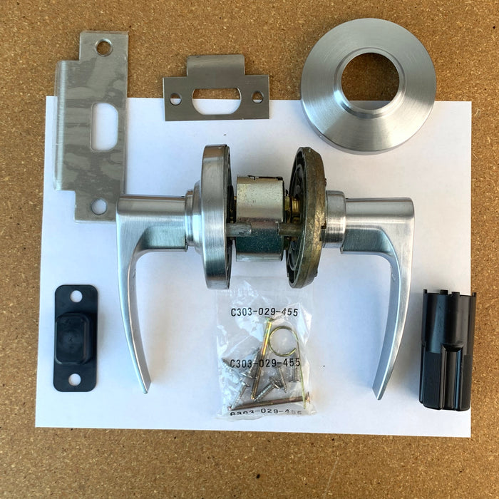 Schlage AL10S JUP 626 Grade 2 Passage Door Lever in Satin Chrome