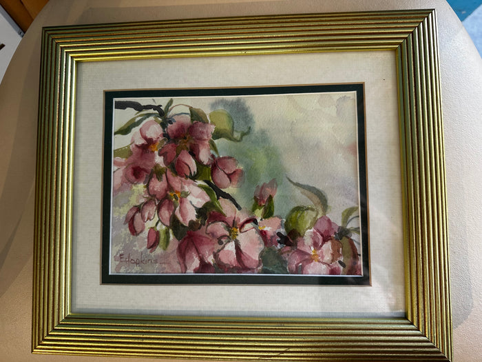 Spring Blossoms Watercolour by Elizabeth Hopkins