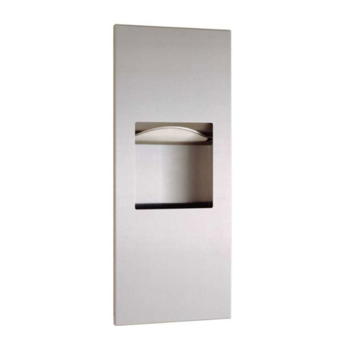 B-36903 Recessed Paper Towel Dispenser & 1.6-Gal. Waste Receptacle in Satin