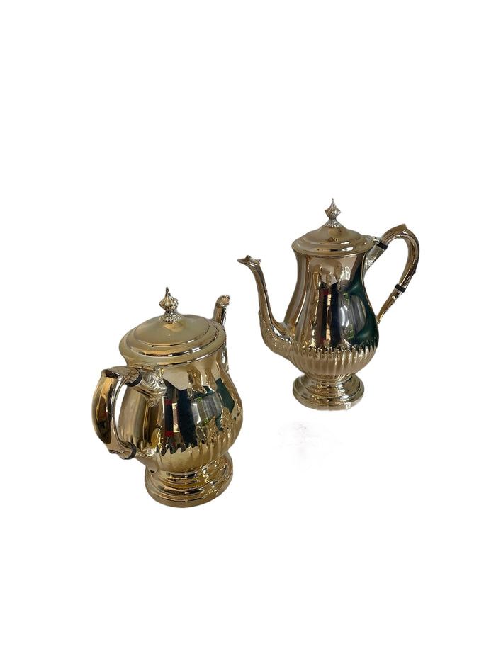 WM. A. Rogers Brass Plated Tea Set - 2 Pieces