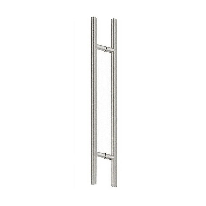 48-inch L Brushed Stainless Back-to-Back Ladder Style Door Handle