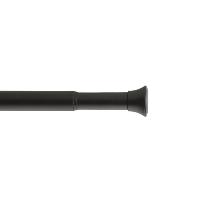 Chroma Tension 7/8" Curtain Rod - Matte Black