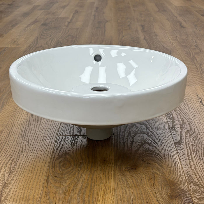 Grant 17-Inch Round Vessel Sink, 13-1500A-W