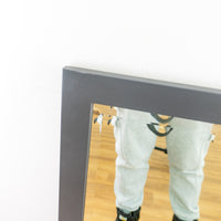 30" Wood Frame Mirror - Iron Grey