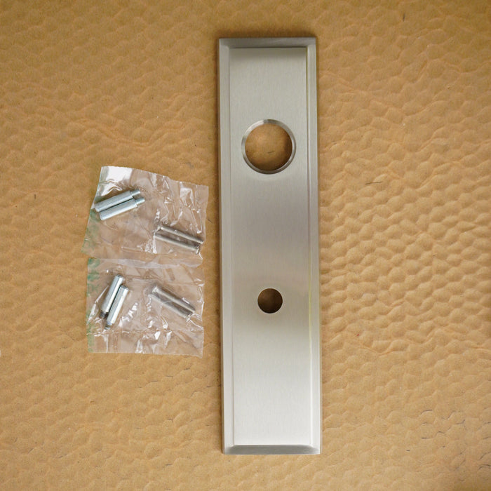 Sargent Door Plate in Satin Nickel, 8525SEMUS15/1