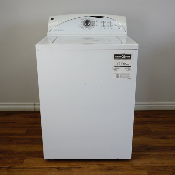 27×27×44–Inch GE Top‑Load Washer – 3.9 cu. ft. SS Basket with Hydrowave