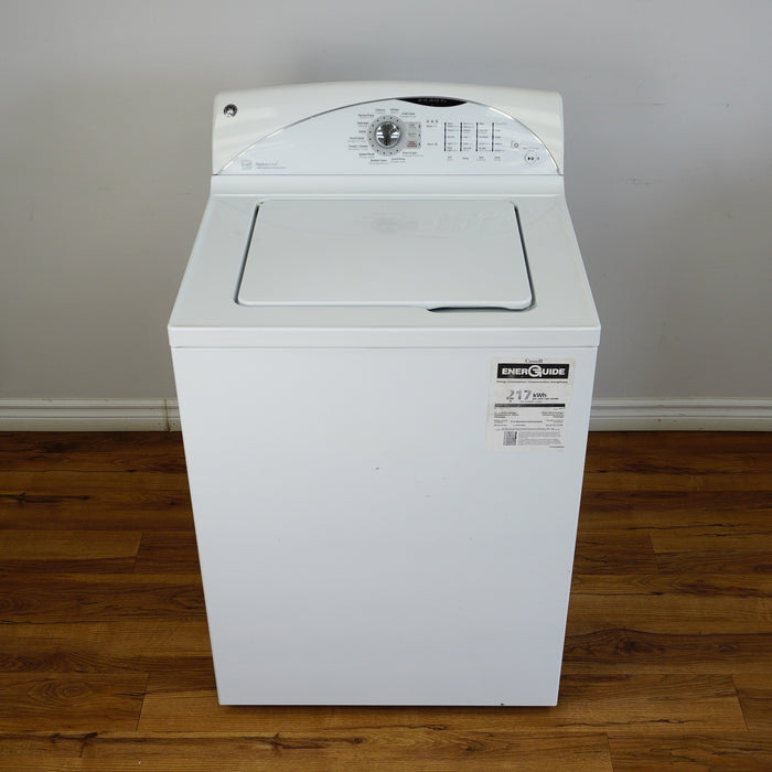 27×27×44–Inch GE Top‑Load Washer – 3.9 cu. ft. SS Basket with Hydrowave