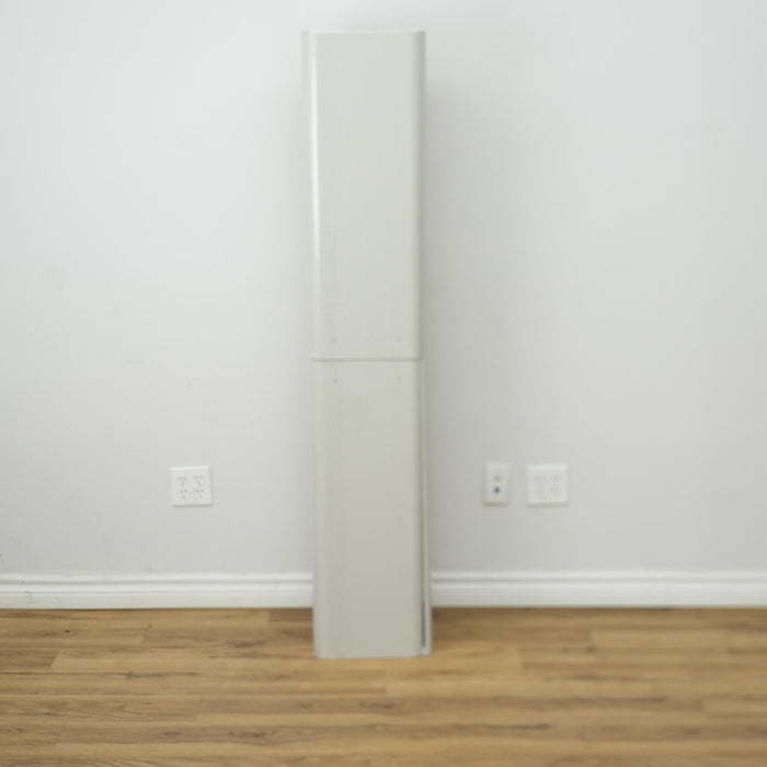 10x63x11-inch Grey Linen Tower Cabinet