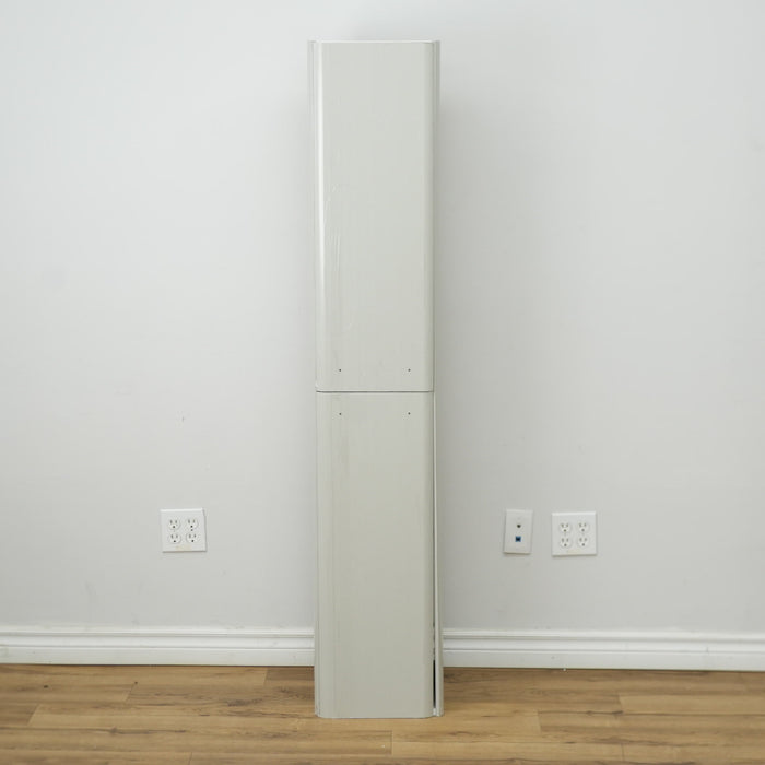 10x63x11-inch Grey Linen Tower Cabinet