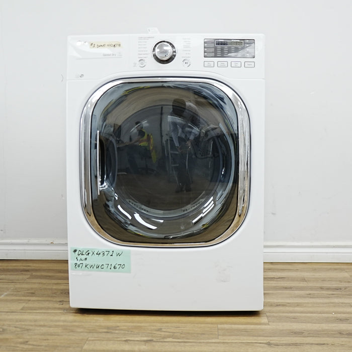 LG 27" Gas Dryer, 7.4 cu ft, TurboSteam — DLGX4371W
