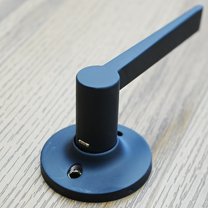 Julia Lever Dummy Set – Matte Black, Round Rosette – B2X17J-19