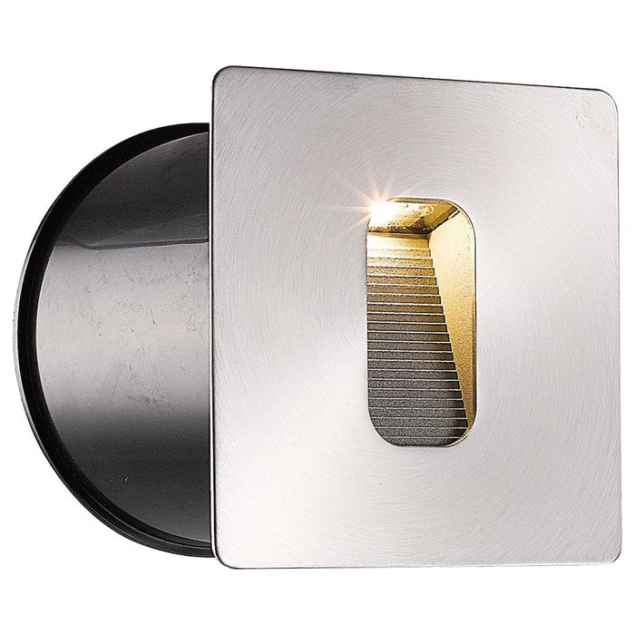 Outdoor Recessed LED Sconce in Chrome