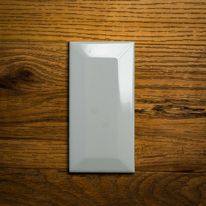 3" x 6" Bevel Ceramic Wall Tile in Off-White  9.6 sq. ft. (80 per box)